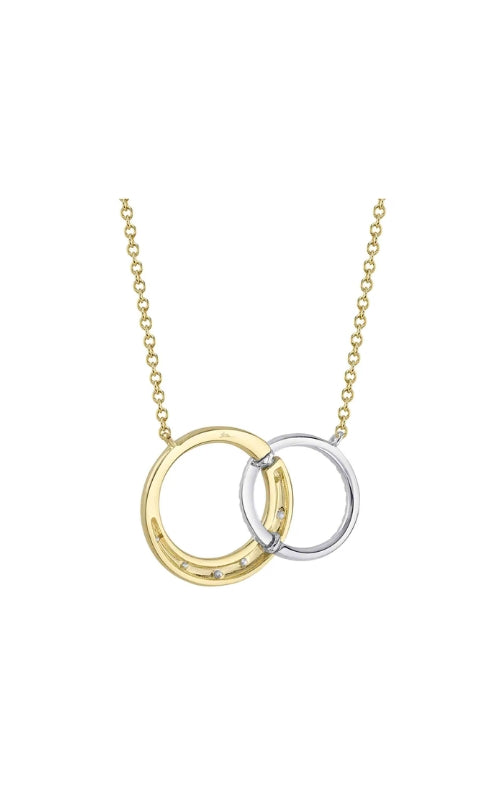 Shy Creation Circle Diamond Necklace