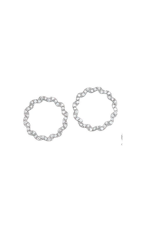 Albert's 1/4ctw Diamond Circle Earrings ER10556/25-SSSC CO