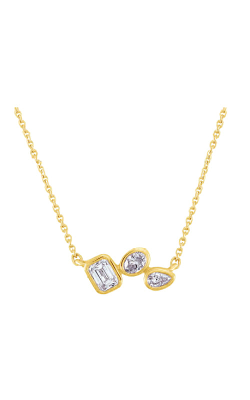 Albert's Three Stone Diamond Necklace