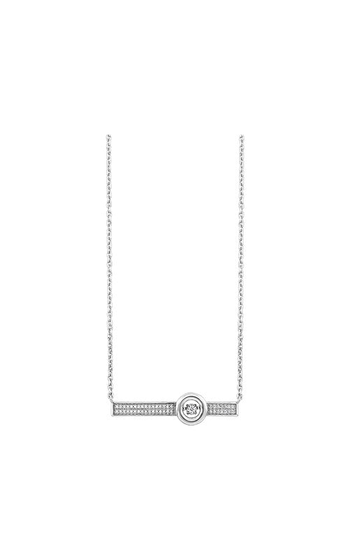Closeout 925 Sterling Silver Diamond, Diamond Necklace