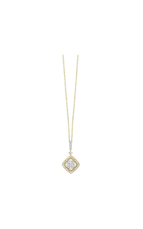 Albert's 14k Yellow and White Gold .50ctw Diamond Pendant PD38596-4YWC CO