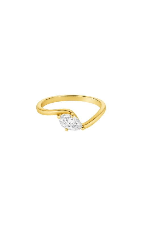 Love Story Solitaire 14K Yellow Gold Engagement Ring