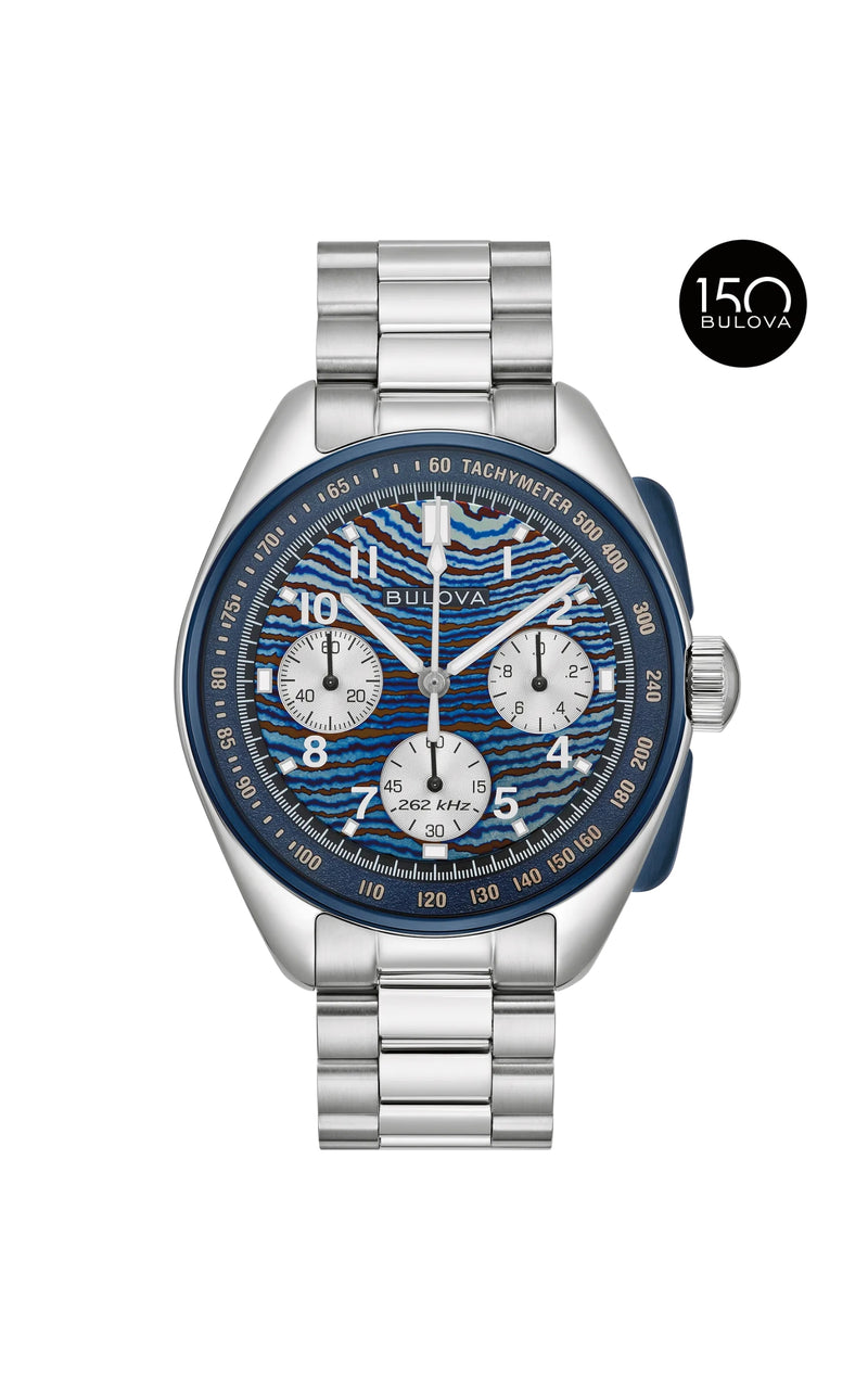 Bulova Men's Limited Edition Lunar Pilot Timascus Watch 98A329