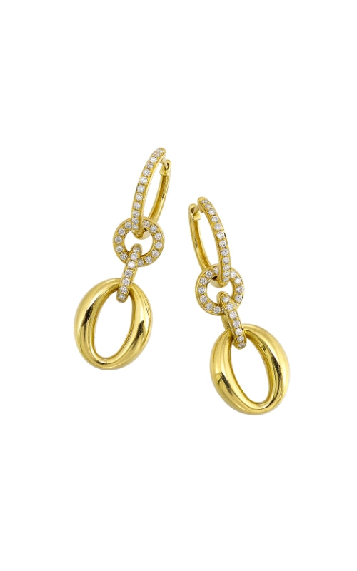 Albert's 14k Yellow Gold .38ctw Diamond Dangle Earrings ER11102-4YC