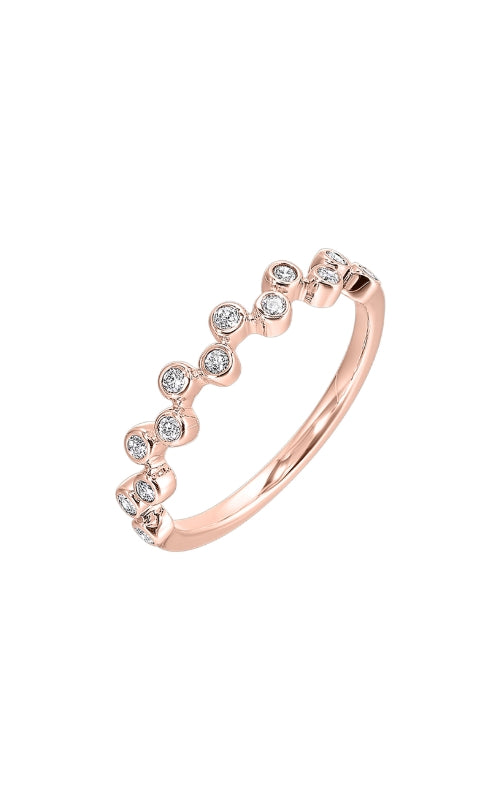 Albert's 14k Rose Gold .20ctw Diamond Band RG12373-4PC