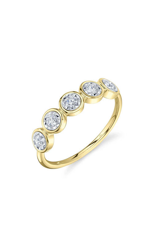 Shy Creation 14KY .29Ctw Diamond Bezel Set Stella Band SC55029082