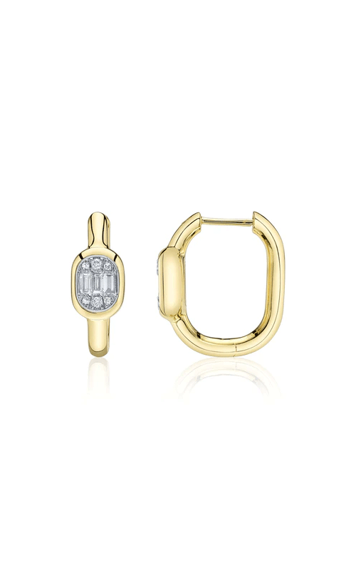 Shy Creation Hoop Diamond Earring
