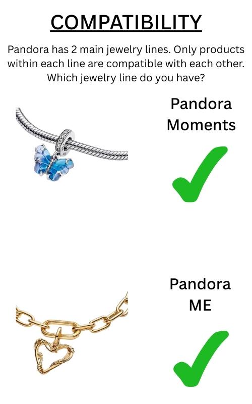Pandora Heart Mini Dangle Charm