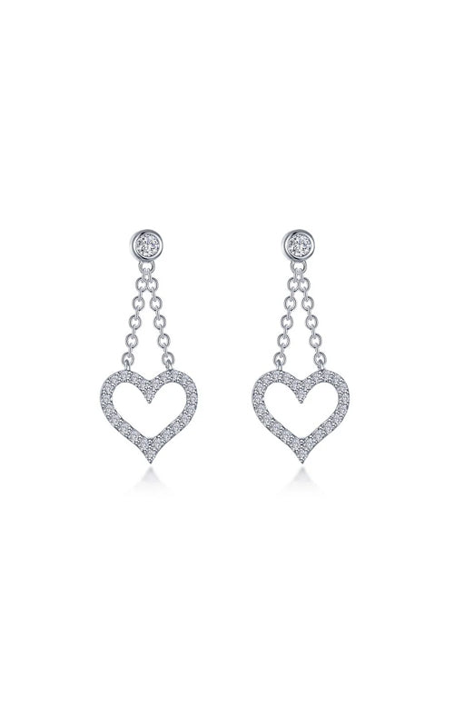 Lafonn Dangling 925 Sterling Silver CZ Earring