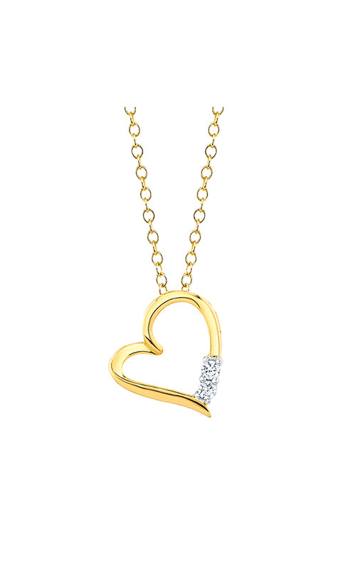Albert's Heart Diamond Necklace