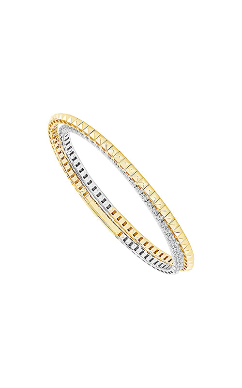 Albert's 14k Yellow and White Gold 2ctw Diamond Flexible Bangle FSBG5201S8YW-6C