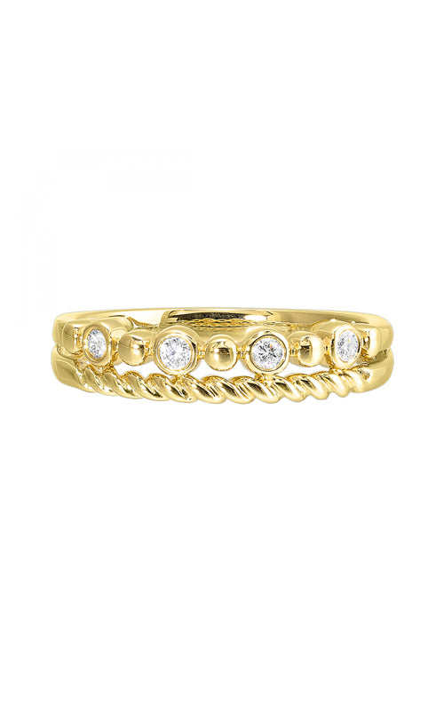 Albert's 14k Yellow Gold .10ct Diamond Band RG13538-4YC
