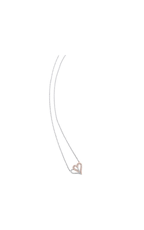 Closeout Heart Diamond Necklace