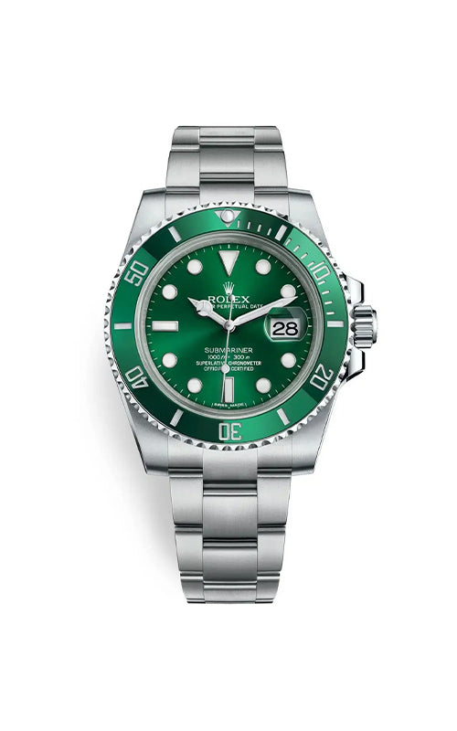 Pre-Owned Rolex Submariner Oystersteel 40MM Hulk 116610LV-2601