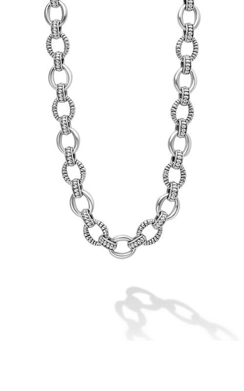 Lagos Chain 925 Sterling Silver Necklace