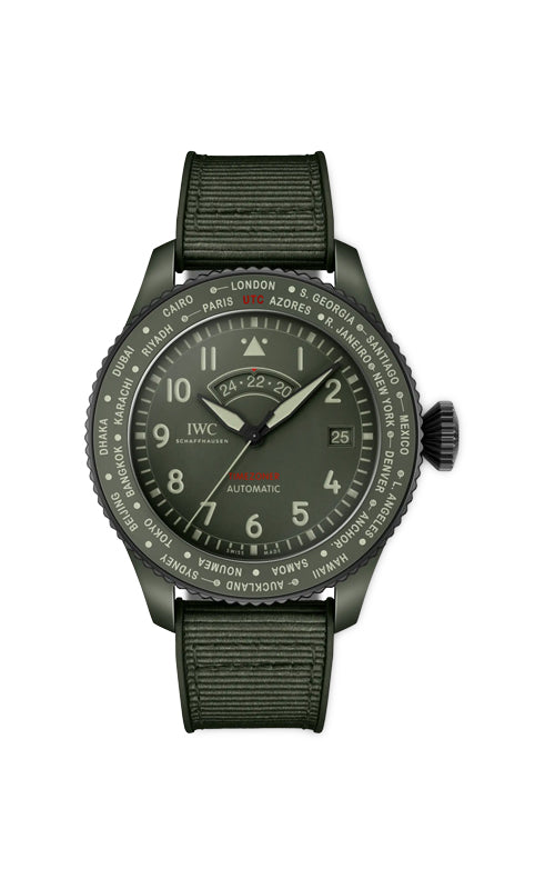 IWC Pilot’s Watch Timezoner TOP GUN Woodland IW395601