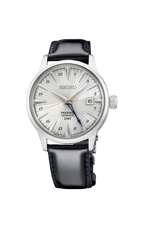 Seiko Men's Presage Cocktail Time GMT Watch SSK049