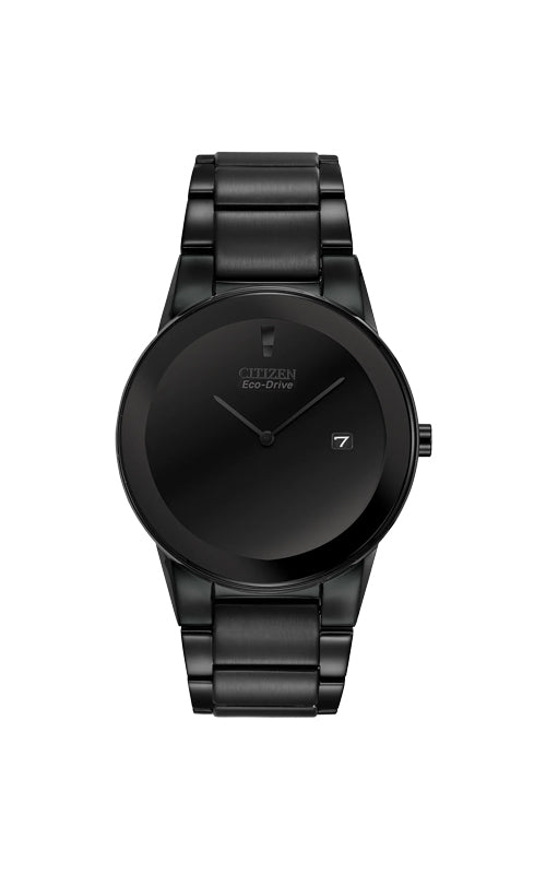 Citizen Axiom Black Stainless Steel Eco-Drive Men's Watch AU1065-58E