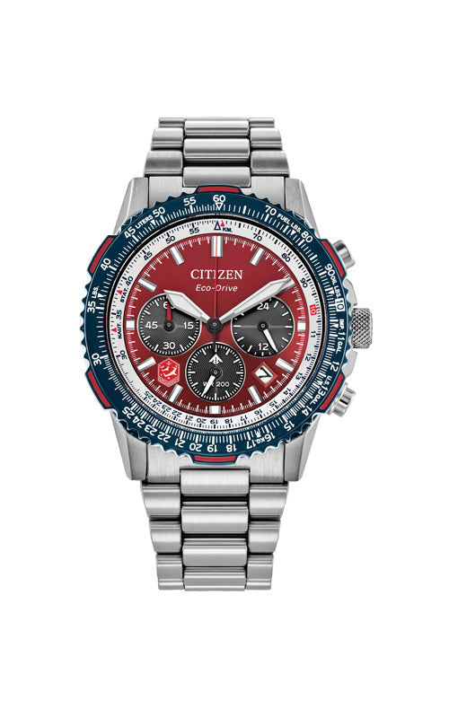 Citizen Men's Promaster Snowbirds Red Chronograph Watch CA4668-51X