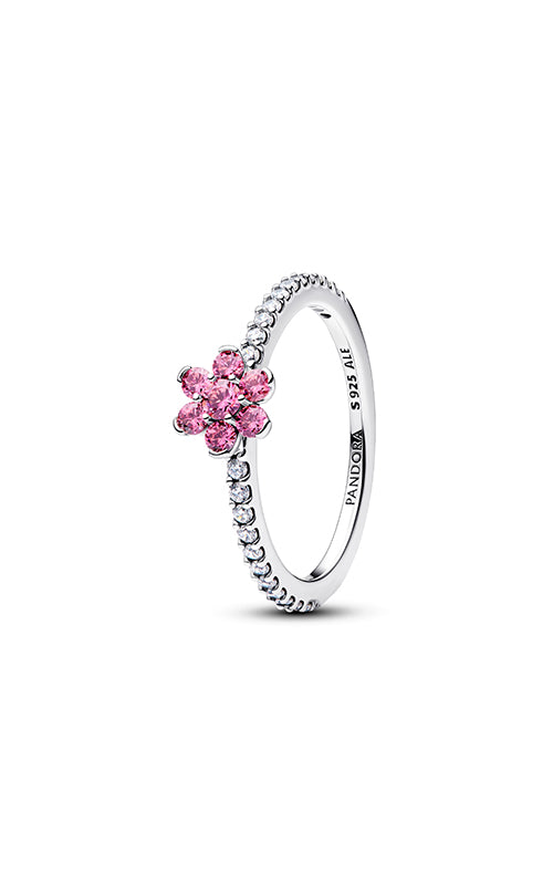 Pandora Sparkling Pink Flower Ring 194499C02-50