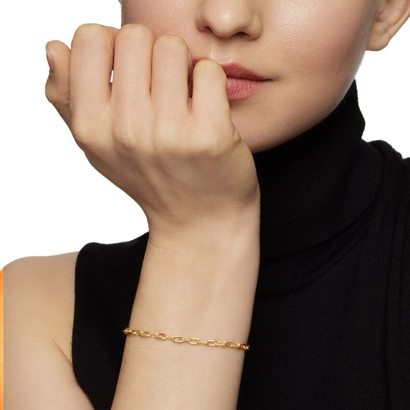 DY Madison® Chain Bracelet in 18K Yellow Gold, 3mm