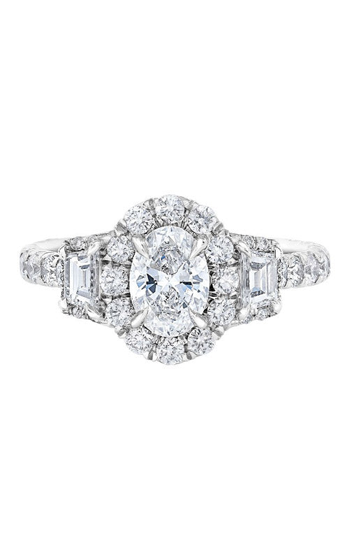 Love Story 14k 2ctw Oval Halo Engagement Ring IR200OV1140LJ2W