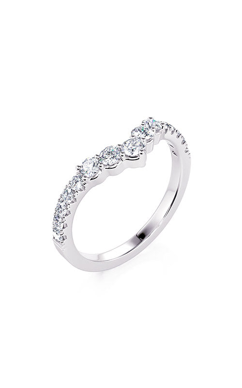 Albert's 14k White Gold .39ctw Diamond Wedding Band B2244-14W