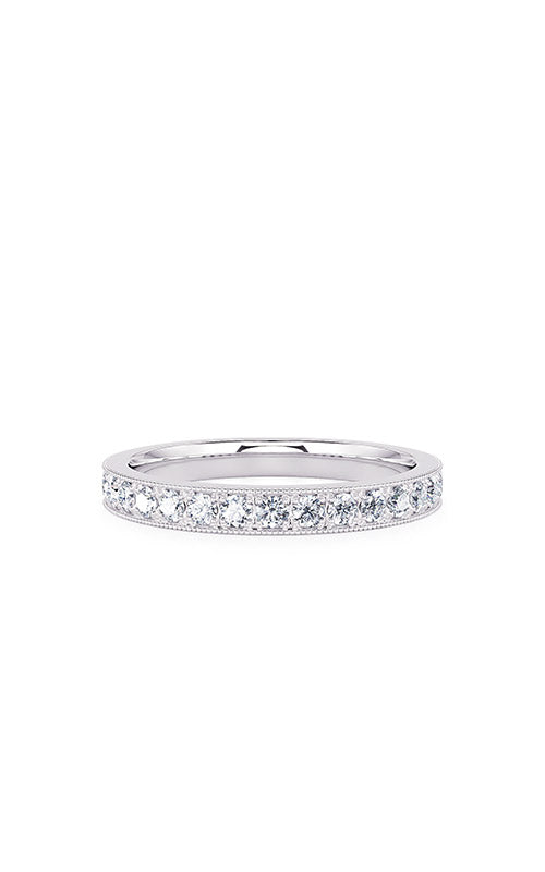 Albert's 14k White Gold .35ctw Diamond Pave Wedding Band B10016-HW032A