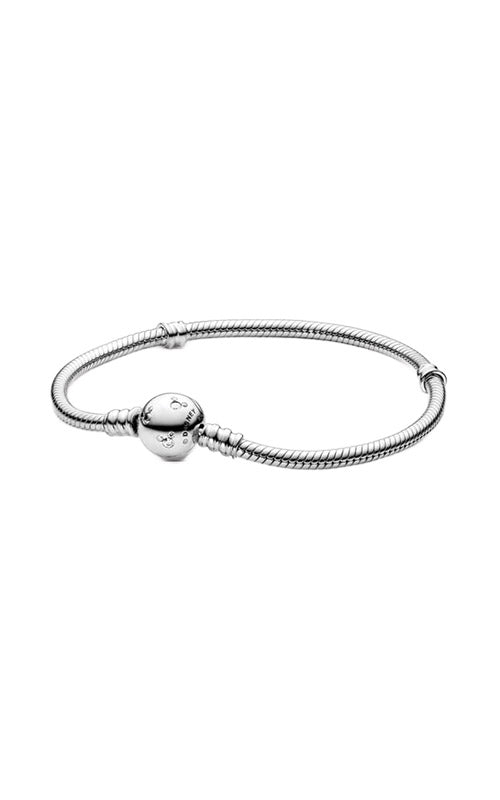 Pandora Sterling Silver Pandora Signature Disney 9.10 inch Clasp Bracelet with Clear Zirconia Mickey Mouse - 590731CZ-23 - FINAL SALE
