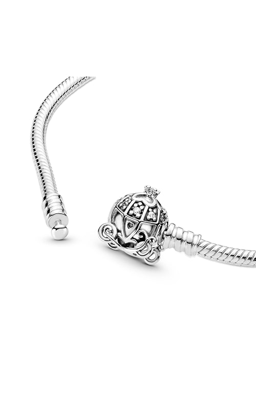 Pandora Disney, Cinderella Pumpkin Coach Clasp Pandora Moments Bracelet 599190C01-18