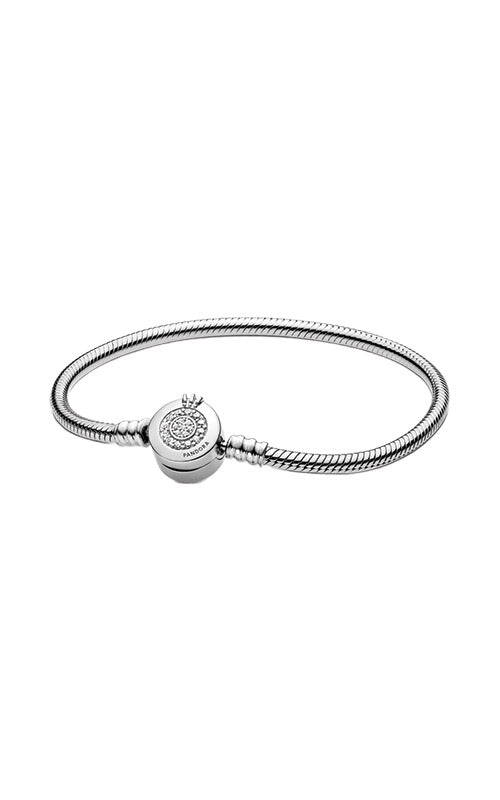 Pandora Moments Sparkling Crown O Snake Chain Bracelet 599046C01-23