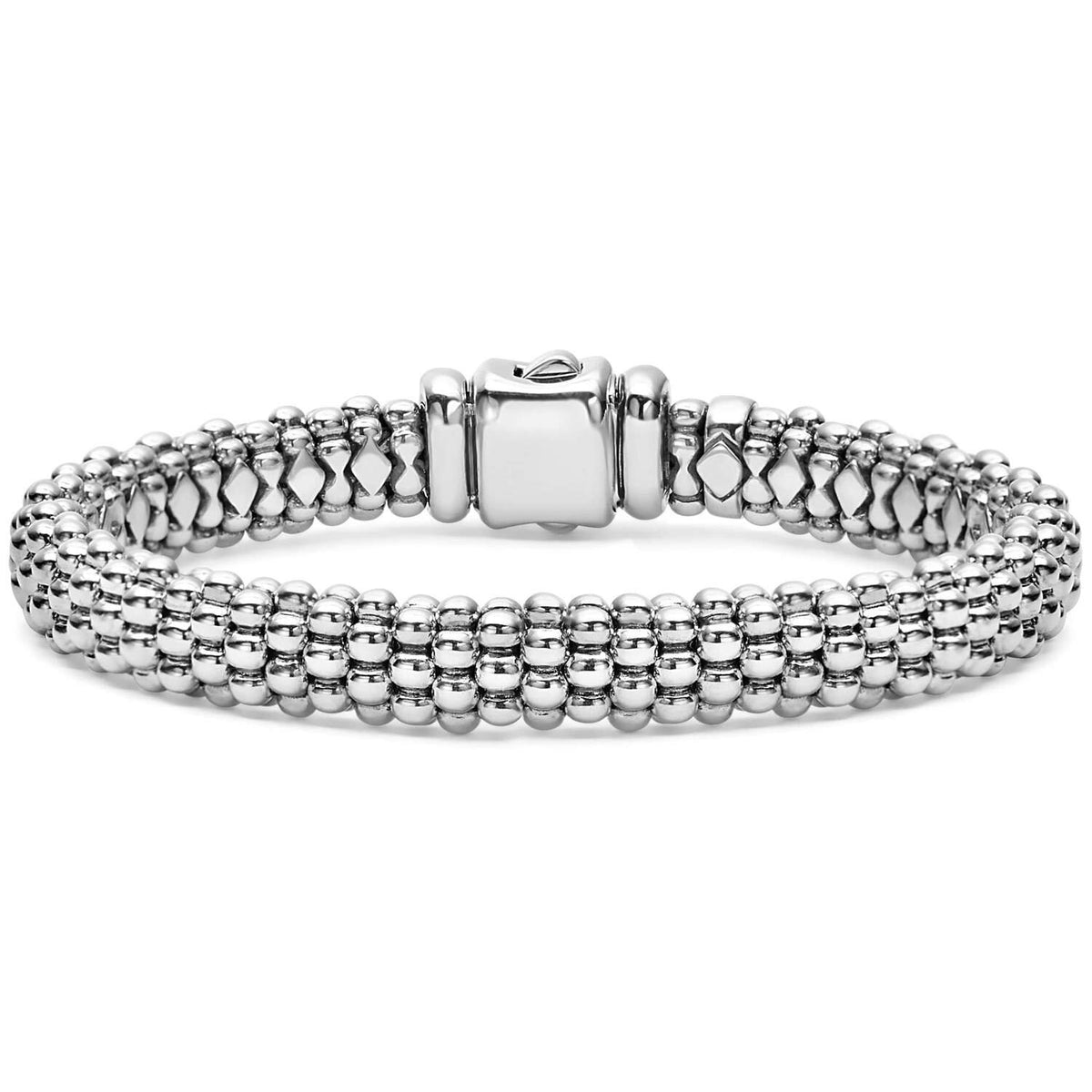 Lagos Sterling Silver Signature Caviar Beaded Bracelet 05-80366-7