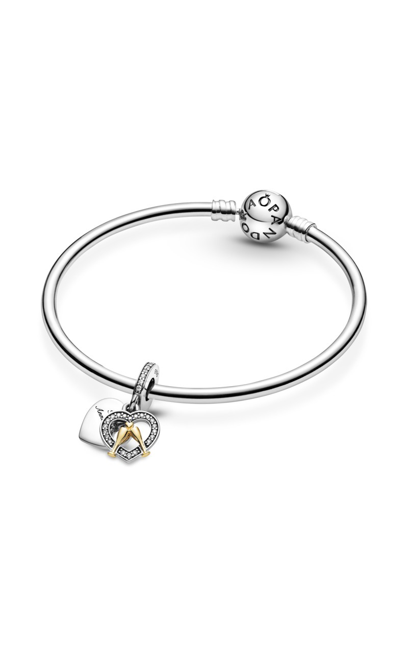 Pandora People Two-tone Happy Anniversary Dangle Charm 799322C01