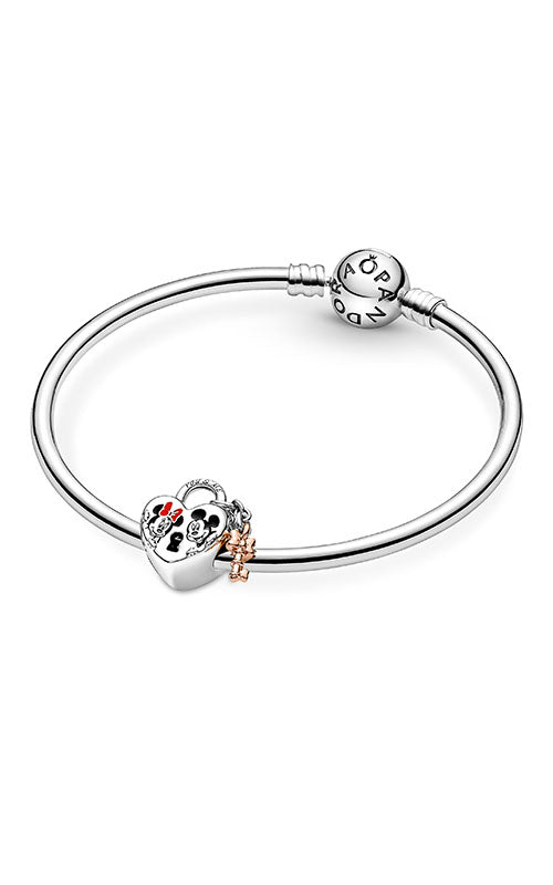 Pandora Disney Mickey Mouse & Minnie Mouse Padlock Charm 780109C01
