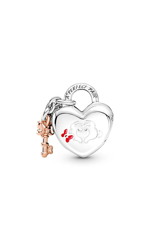 Pandora Disney Mickey Mouse & Minnie Mouse Padlock Charm 780109C01