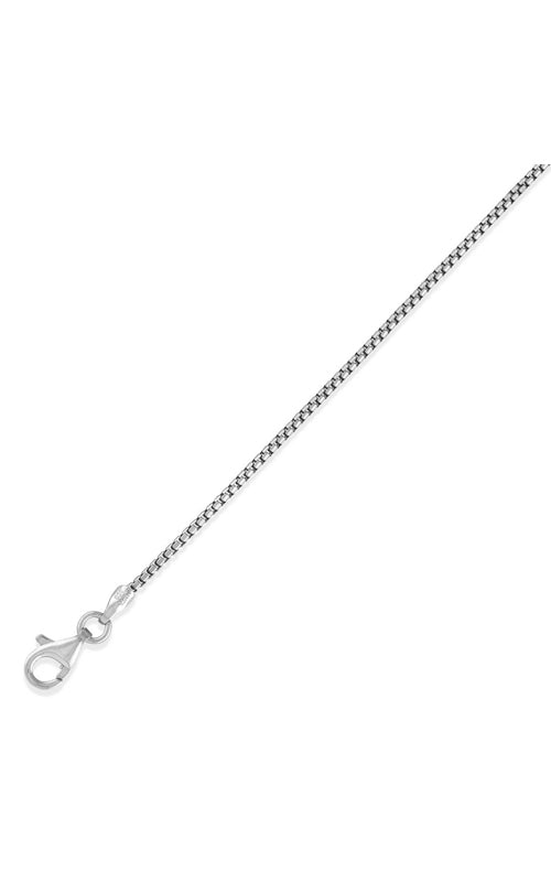 Albert's Sterling Silver 18" 1.26mm Thin Round Box Chain Q-5454-18
