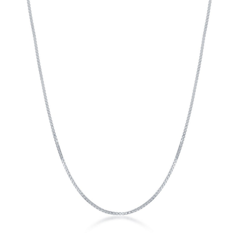 Albert`s Sterling Silver 20 Inch .8mm Box Chain BOX-15-20