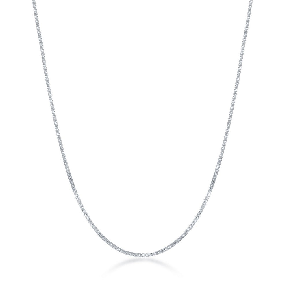 Albert`s Sterling Silver 20 Inch .8mm Box Chain BOX-15-20