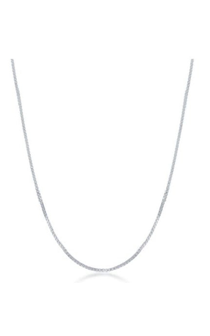 Albert`s Sterling Silver 20 Inch .8mm Box Chain BOX-15-20