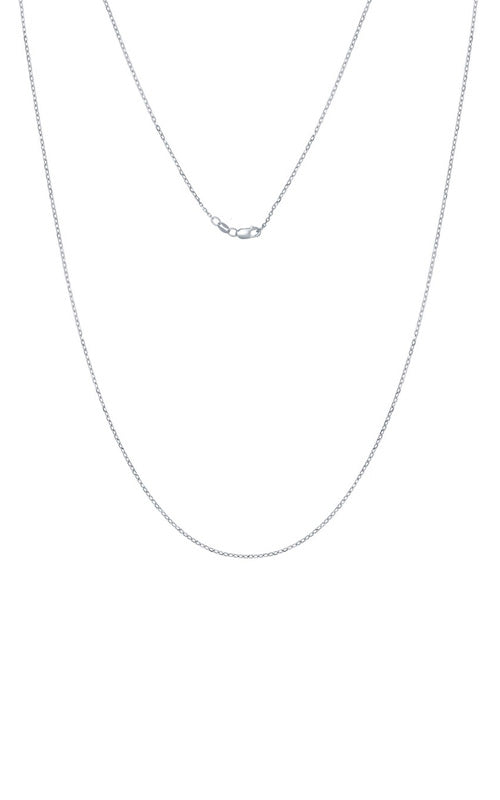 Albert's Sterling Silver 20 Inch 1.2mm Diamond Cable Chain Q-5279-20