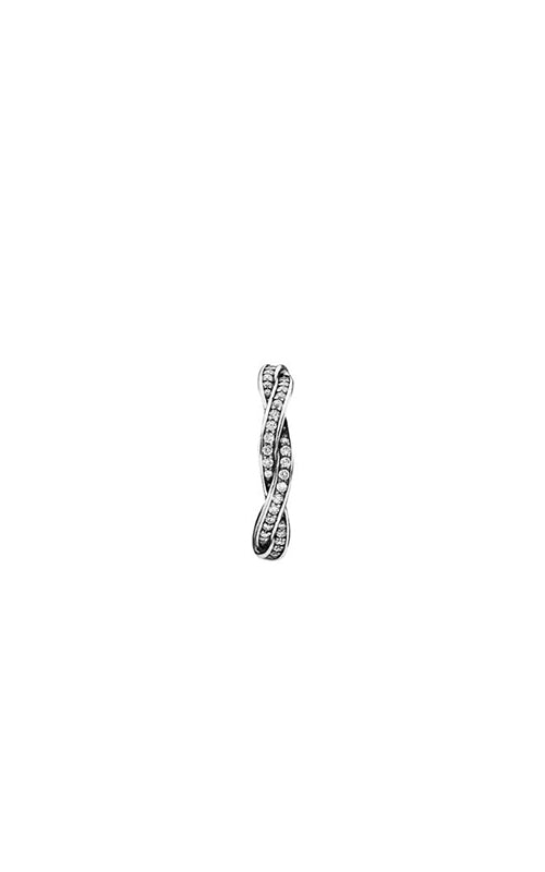 Pandora Sparkling Twisted Lines Ring 190892CZ-54