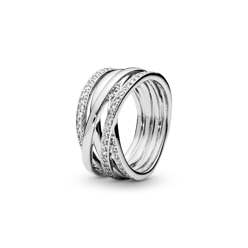 Pandora Entwined Ring Clear CZ 190919CZ-48
