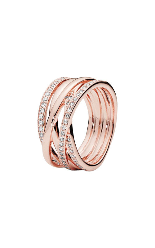 Pandora Sparkling & Polished Lines Ring 180919CZ-62