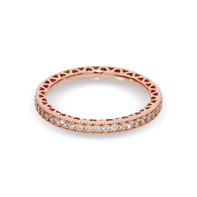 Pandora Sparkle & Hearts Ring 180963CZ-52
