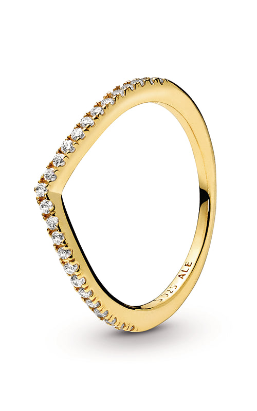 Pandora Shineâ„¢ Sparkling Wishbone Ring 166316CZ-50 (Retired)