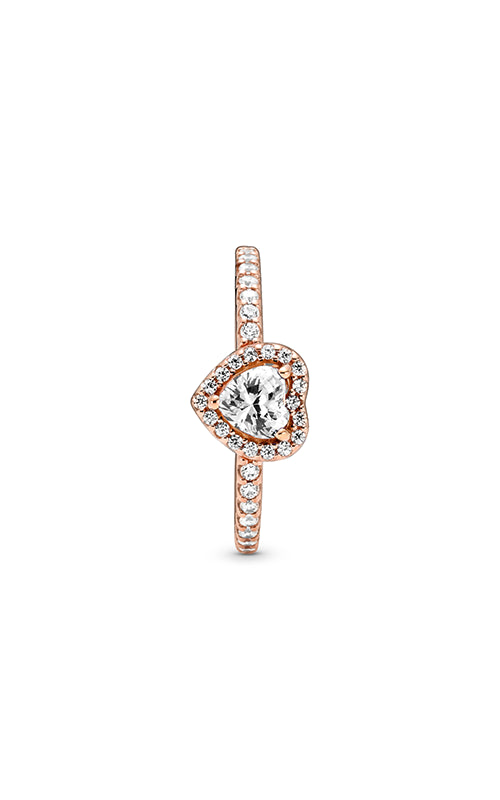 Pandora Sparkling Elevated Heart Ring 188421C02-52