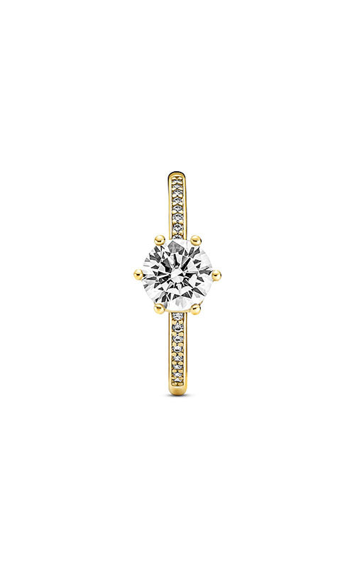 Pandora Clear Sparkling Crown Solitaire Ring 168289C01-52