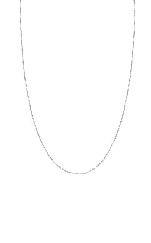 Albert's 14k White Gold 22" .96mm Box Chain MZ002508-14B_18