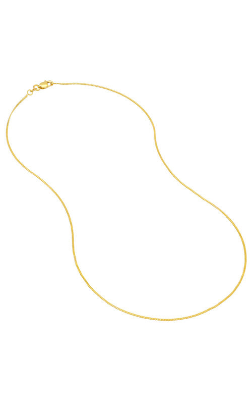 Albert's 14 Yellow Gold 18 Inch 1.05mm Curb Chain MZ001161-14Y_18