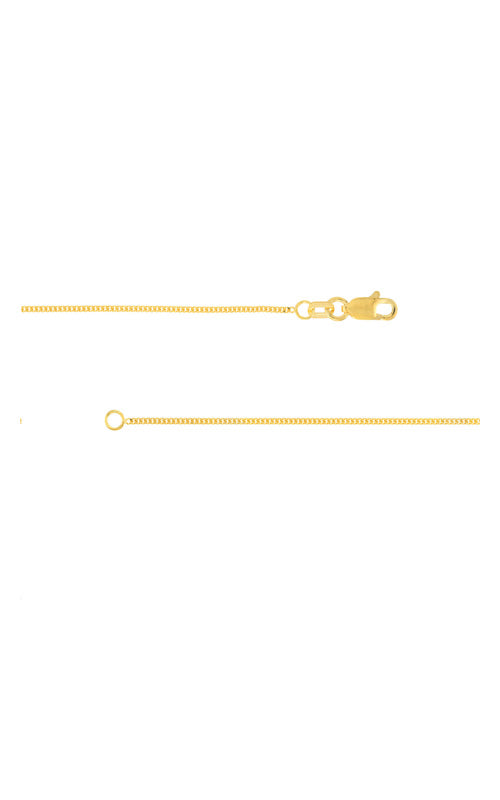 Albert's 14 Yellow Gold 18 Inch 1.05mm Curb Chain MZ001161-14Y_18